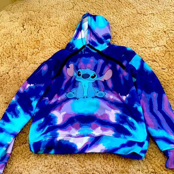 Tie-dye stitch hoodie - Picture 1 of 2